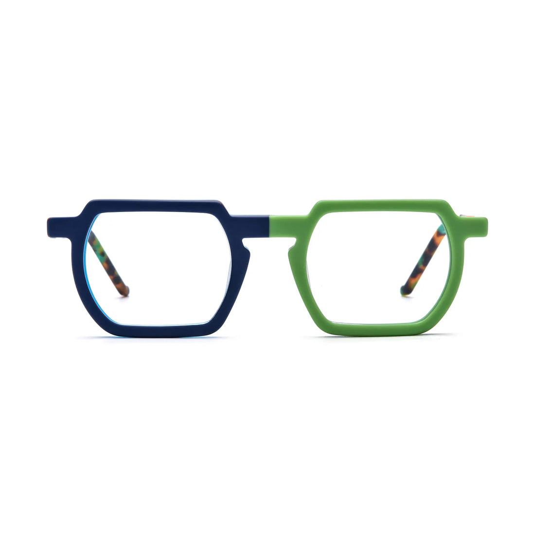 VoyueLens™ Blue-Green Matte Eyeglasses – Front View – SKU VL19373-C1