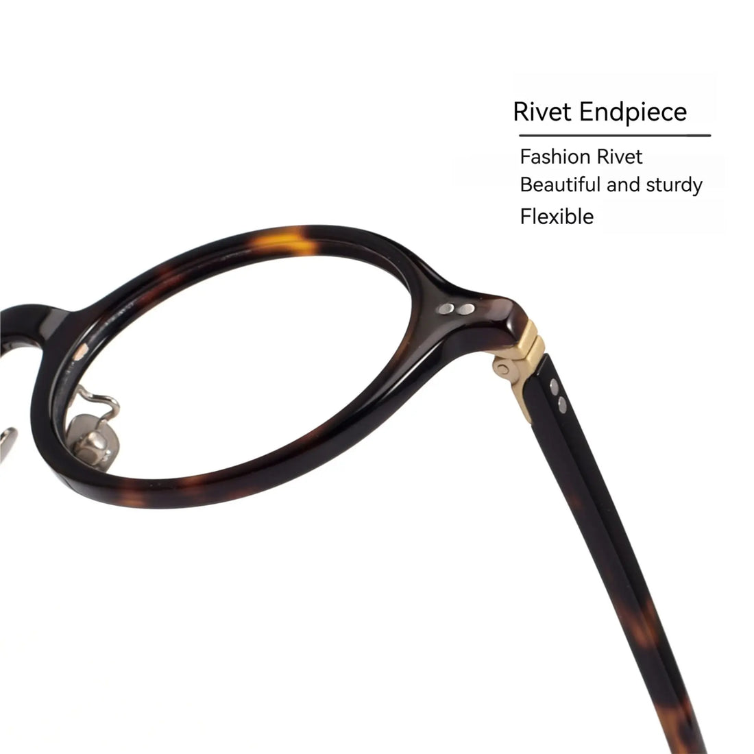 Showing metal-insert hinges detail