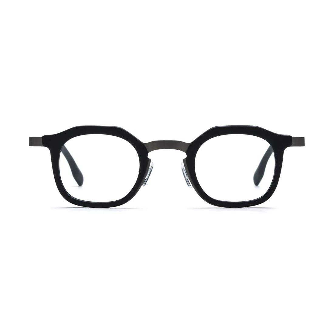 VoyueLens™ Graphite Mist Square Eyeglasses – Front View – SKU VL185893-C5