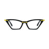 VoyueLens™ Midnight Orbit Cat-Eye Eyeglasses – Front View – SKU VL19379-C3