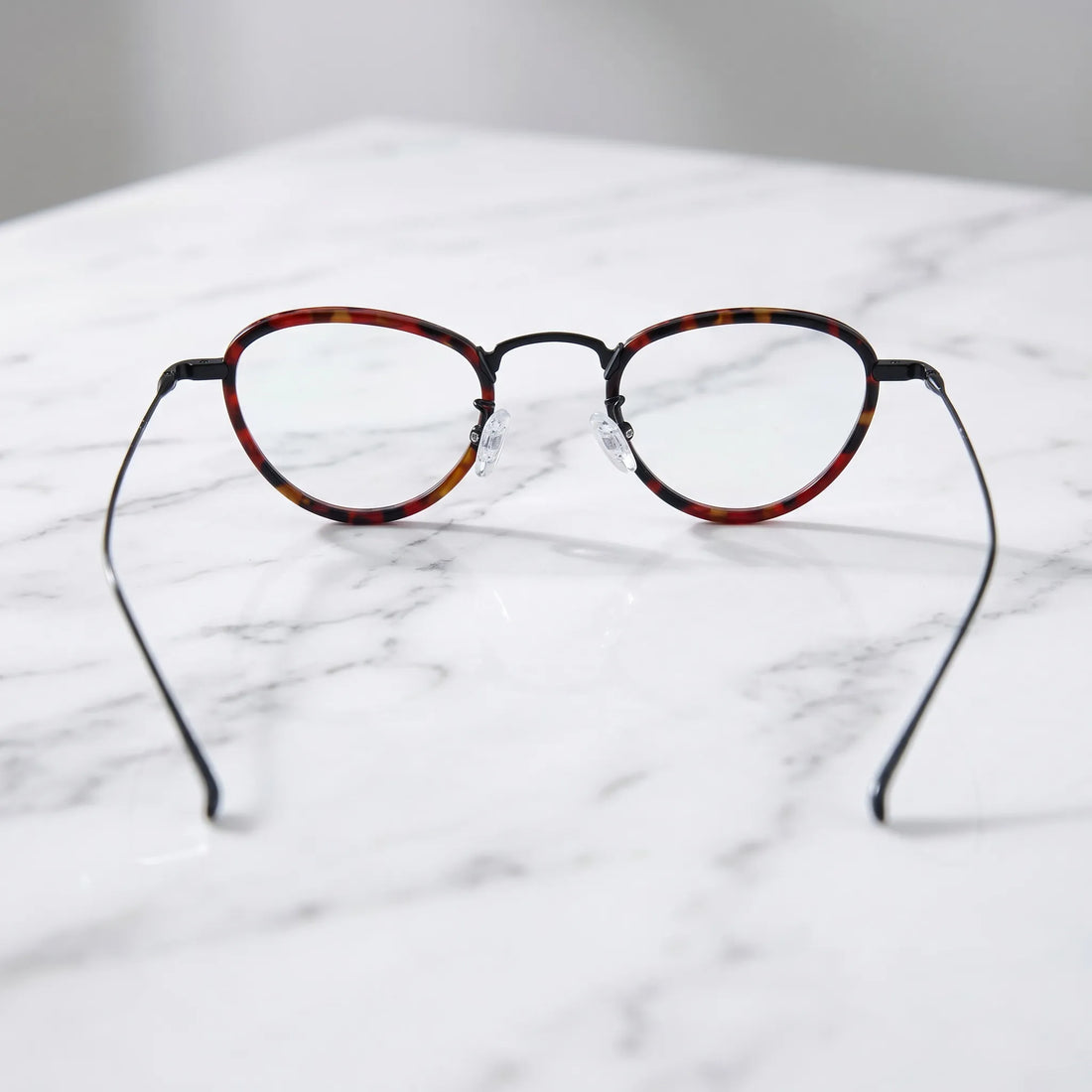 Barledear Lightweight Geometric Acetate Titanium Eyeglasses