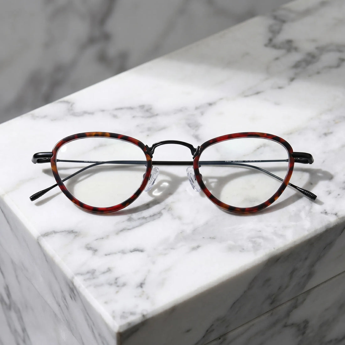 Barledear Lightweight Geometric Acetate Titanium Eyeglasses