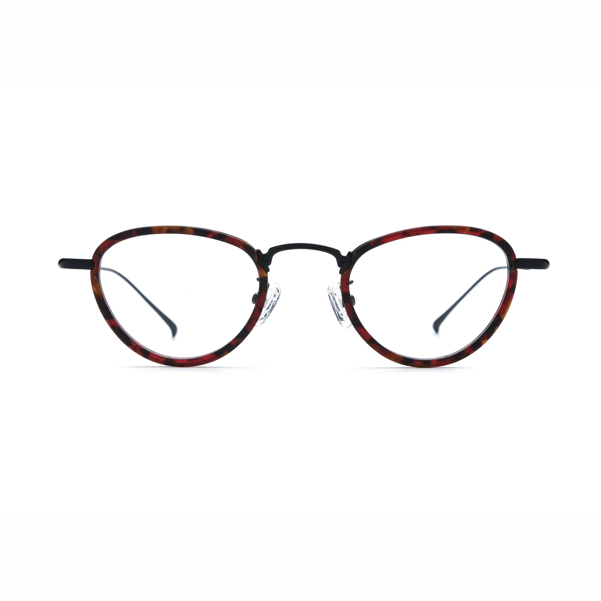 Barledear Lightweight Geometric Acetate Titanium Eyeglasses