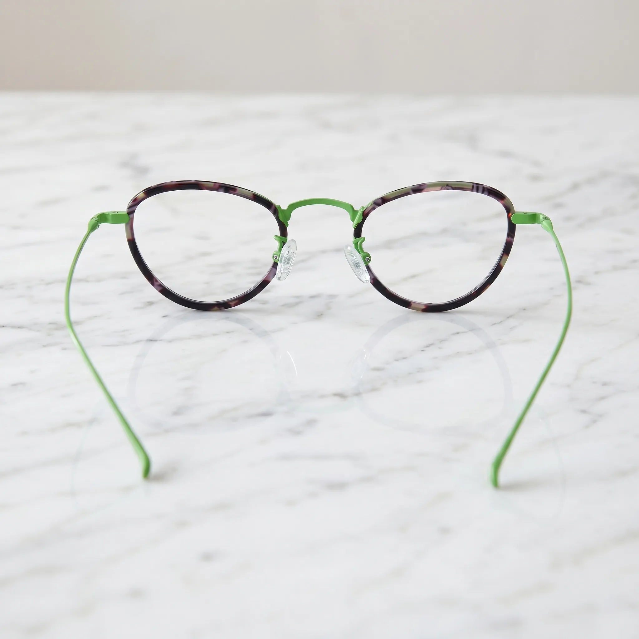Barledear Lightweight Geometric Acetate Titanium Eyeglasses