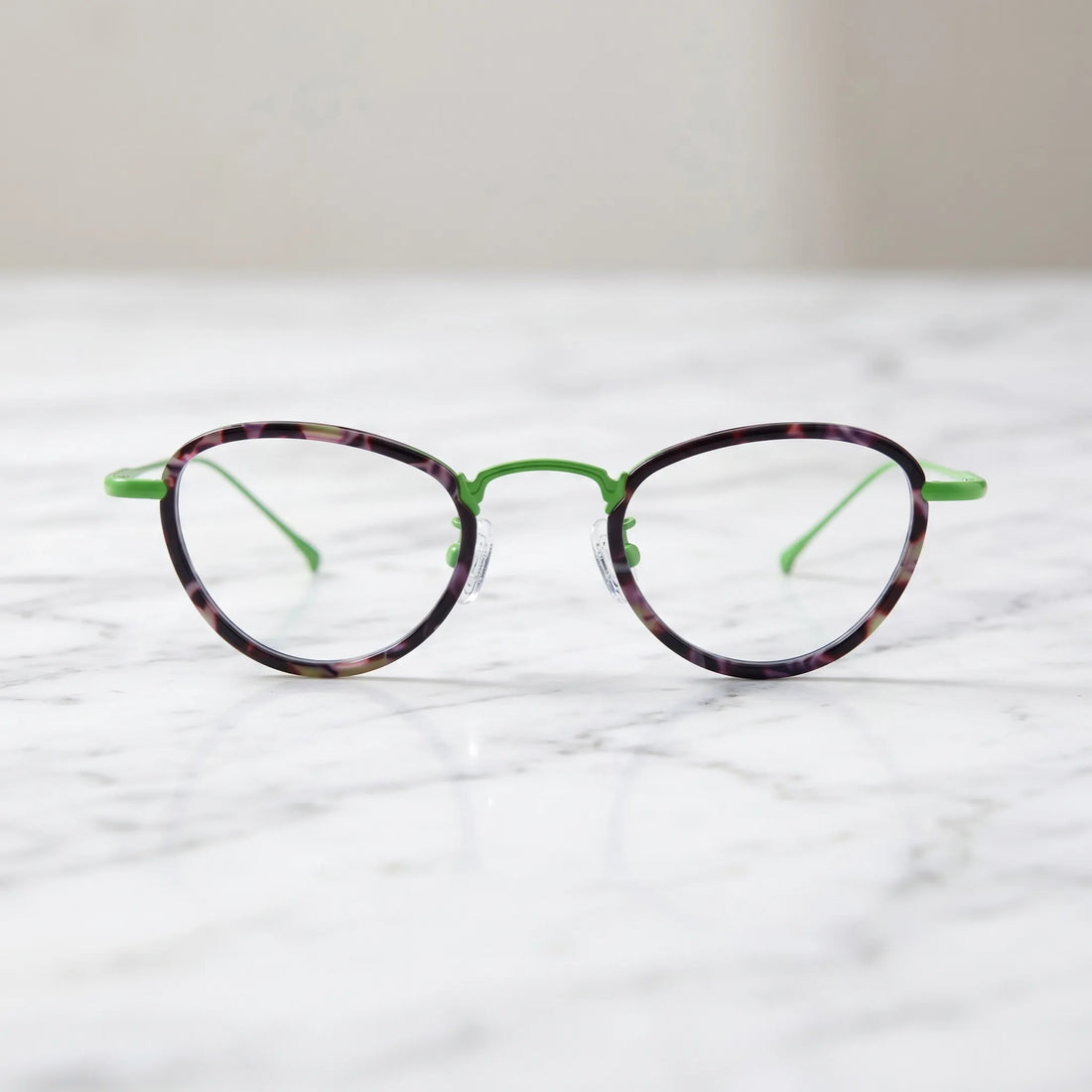 Barledear Lightweight Geometric Acetate Titanium Eyeglasses