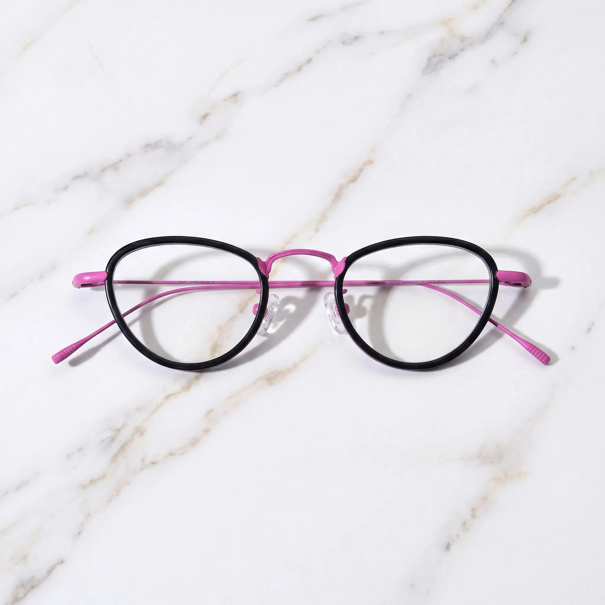 Barledear Lightweight Geometric Acetate Titanium Eyeglasses