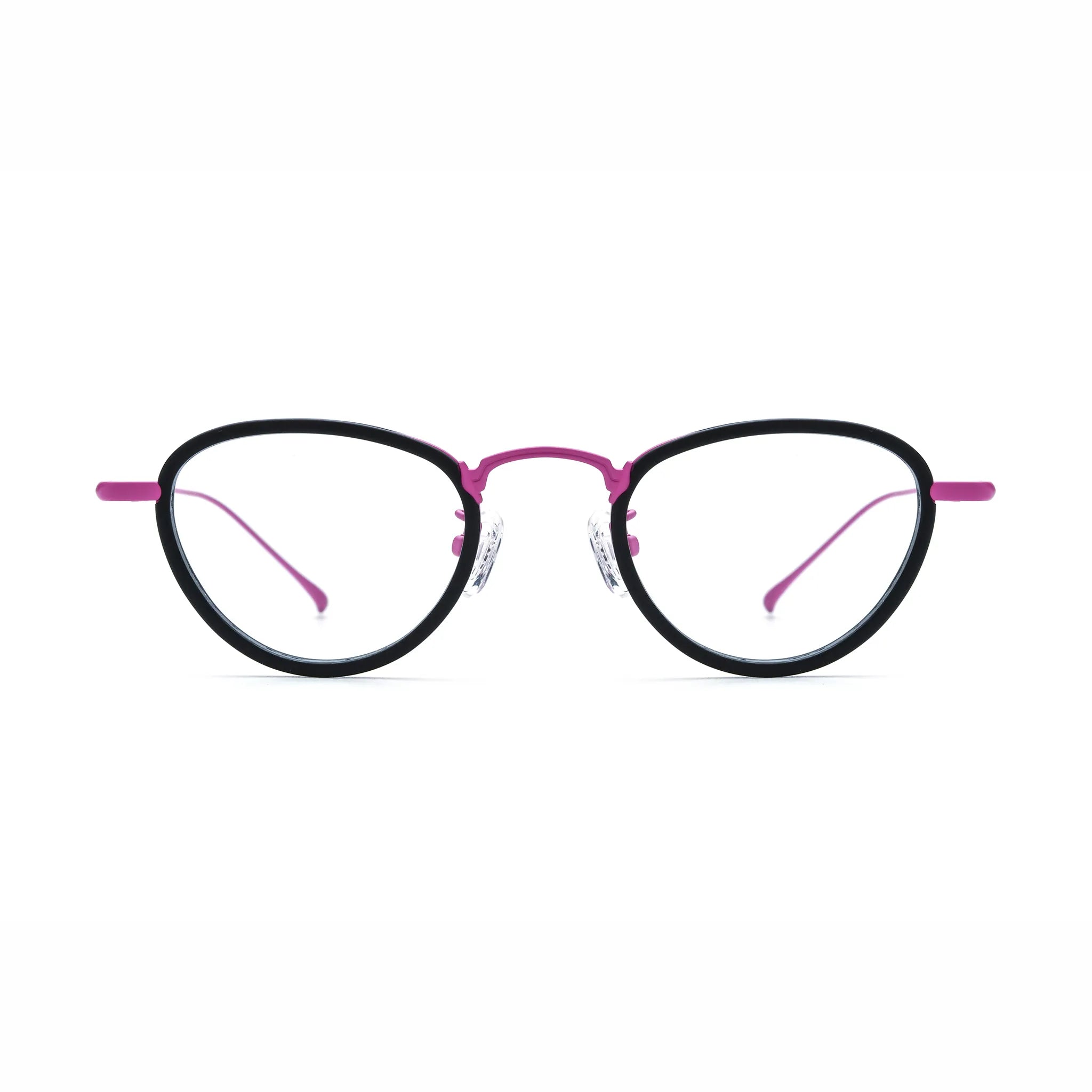 Barledear Lightweight Geometric Acetate Titanium Eyeglasses