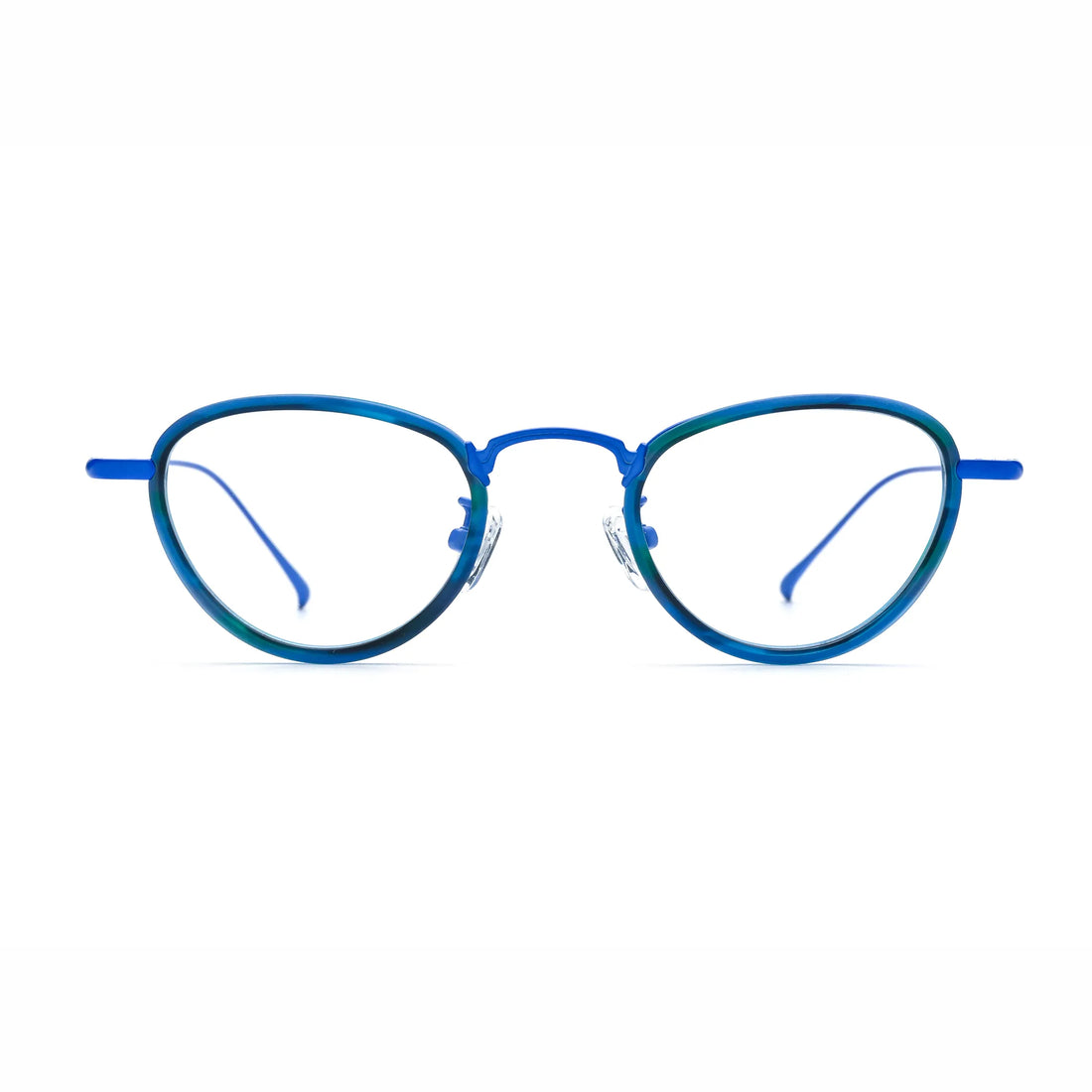 Barledear Lightweight Geometric Acetate Titanium Eyeglasses
