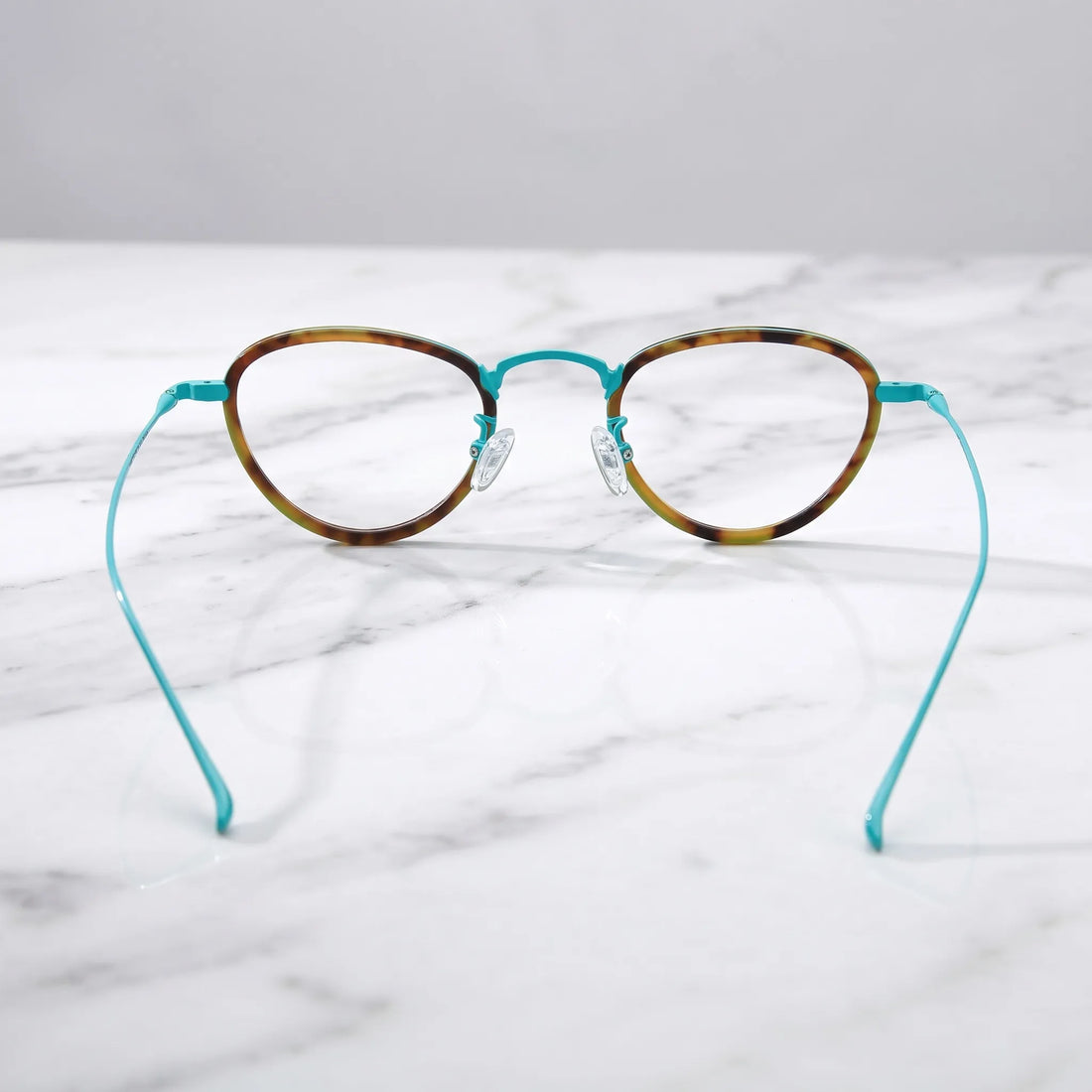 Barledear Lightweight Geometric Acetate Titanium Eyeglasses