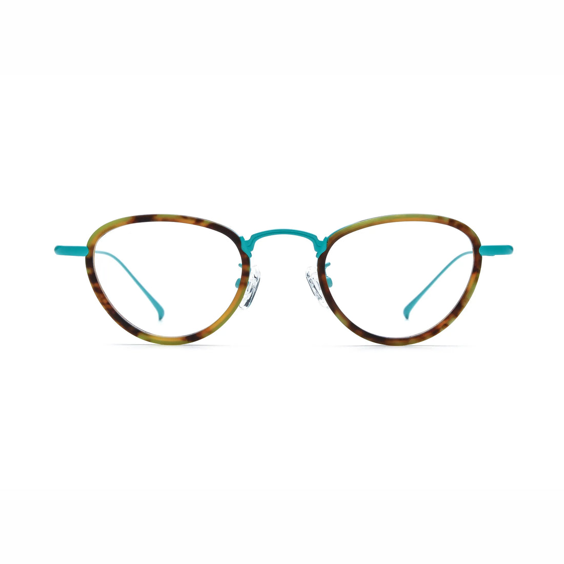 Barledear Lightweight Geometric Acetate Titanium Eyeglasses