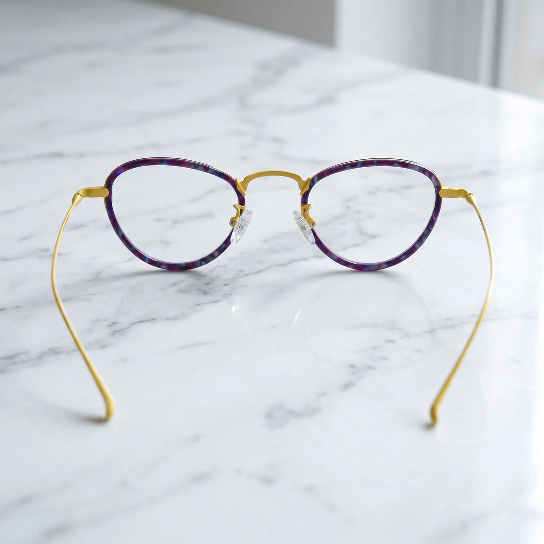 Barledear Lightweight Geometric Acetate Titanium Eyeglasses