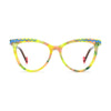 VoyueLens™ Amber Fade Eyeglasses – Front View – SKU VL19362-C3