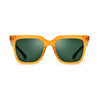 VoyueLens™ Amber Square Sunglasses – Front View – SKU VL19159-YGRN