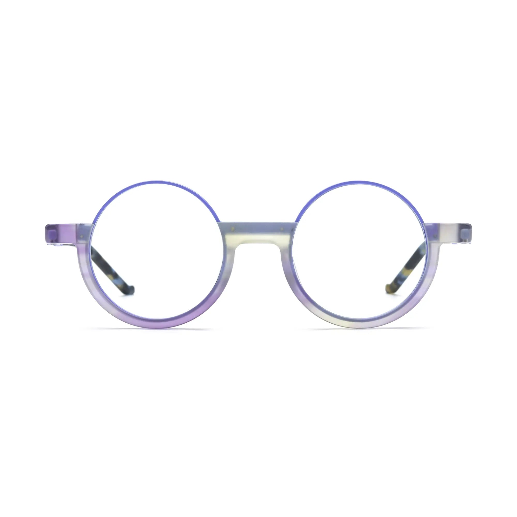 VoyueLens™ Aurora Fade Round Glasses – Front View – SKU VL19366-C1