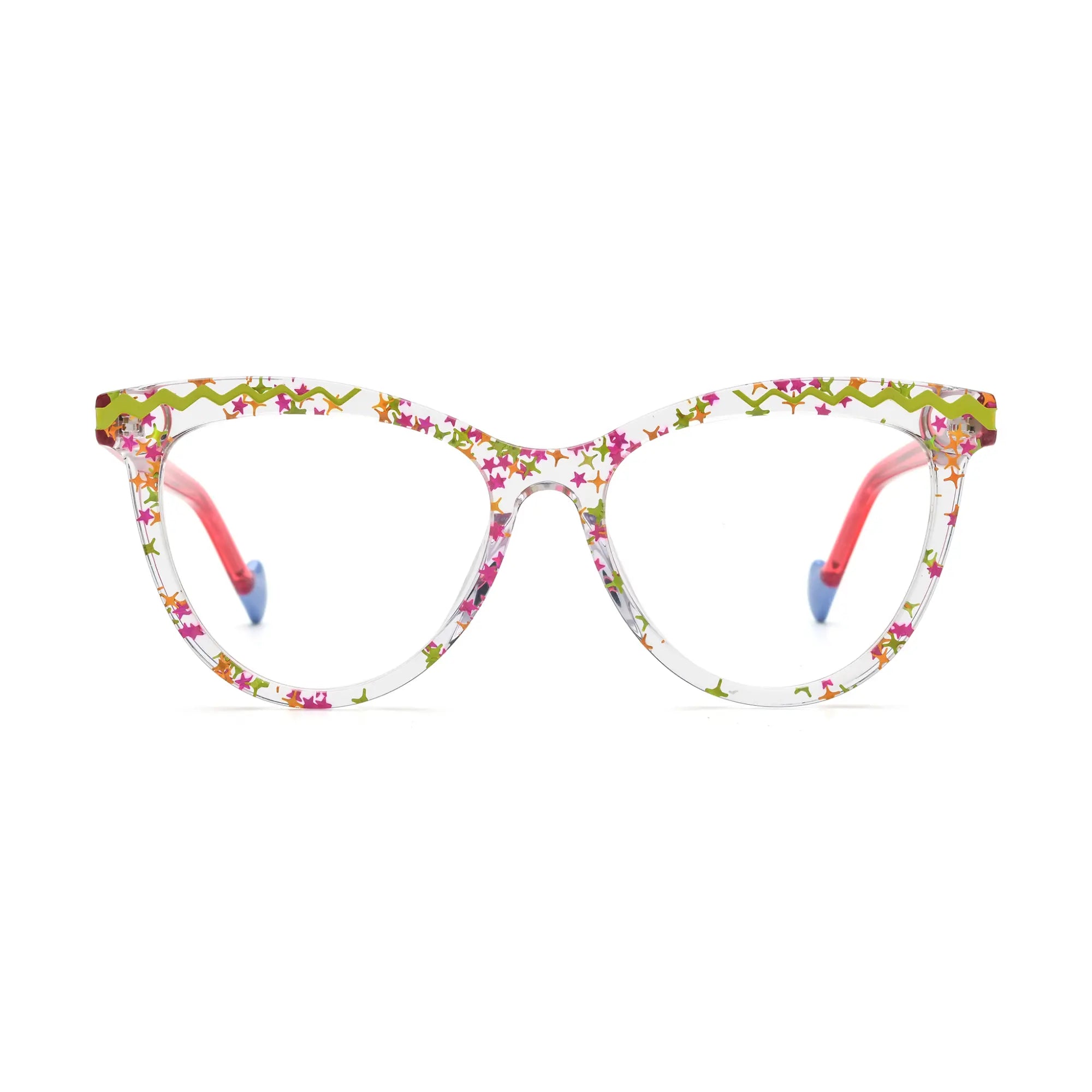 VoyueLens™ Blossom Pink Eyeglasses – Front View – SKU VL19362-C5