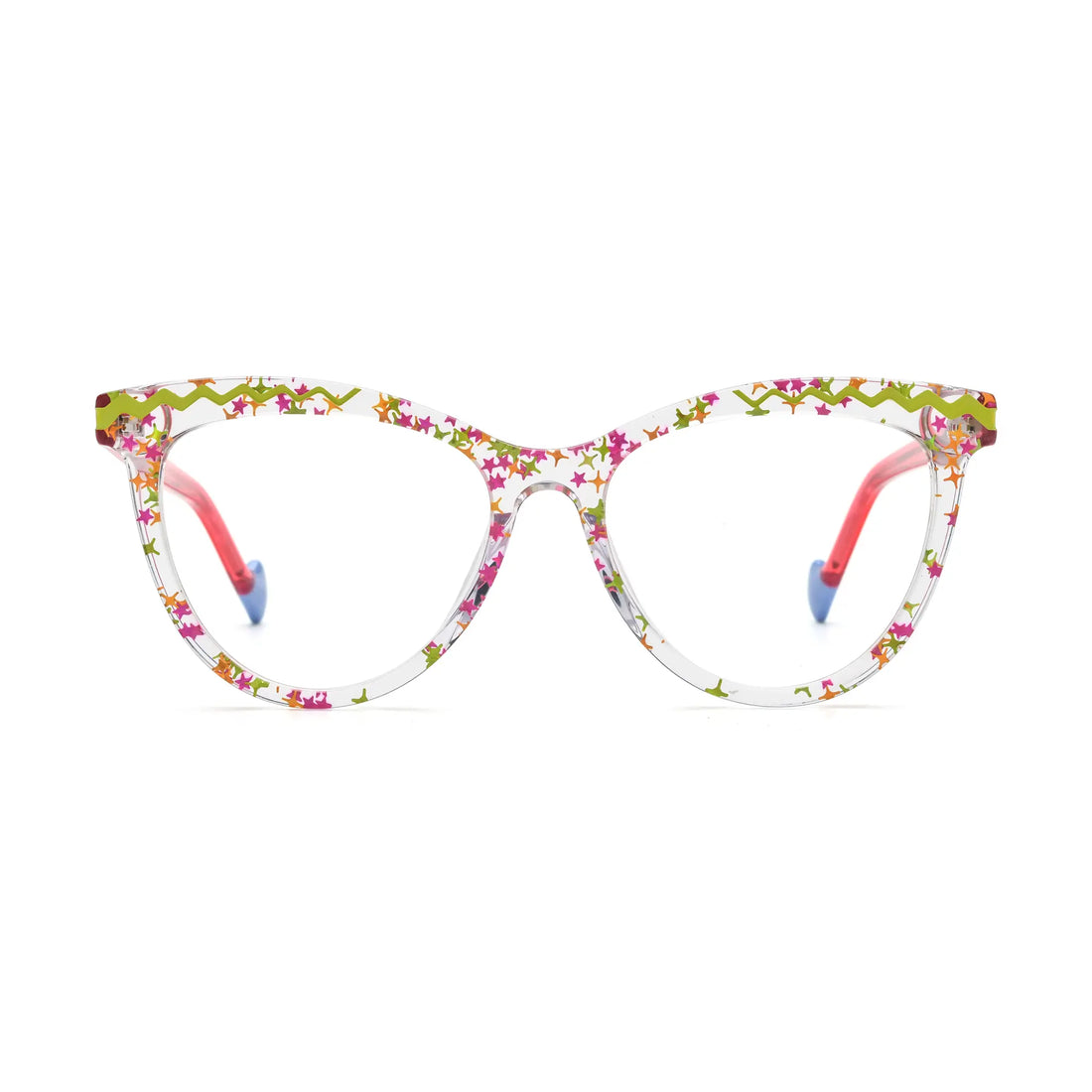 VoyueLens™ Blossom Pink Eyeglasses – Front View – SKU VL19362-C5