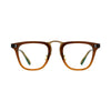 VoyueLens™ Brown Artisan Acetate Square Eyewear – Front View – SKU VL19214-BRN
