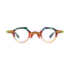 VoyueLens™ Champagne Clear Round Glasses – Front View – SKU VL19341-C4