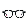 VoyueLens™ Charcoal Stripe Eyeglasses – Front View – SKU VL19363-C3