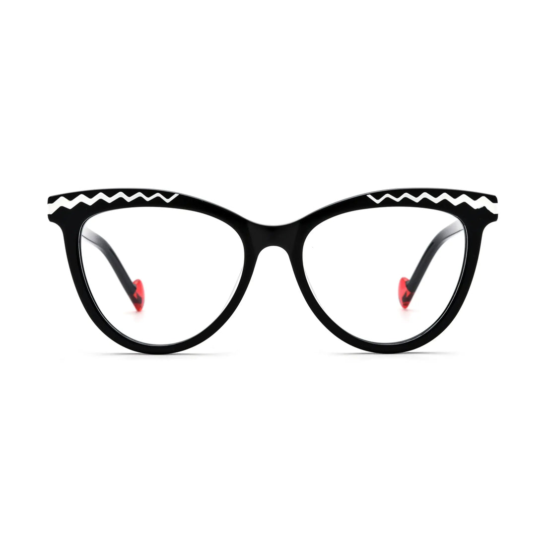 VoyueLens™ Classic Black Eyeglasses – Front View – SKU VL19362-C4
