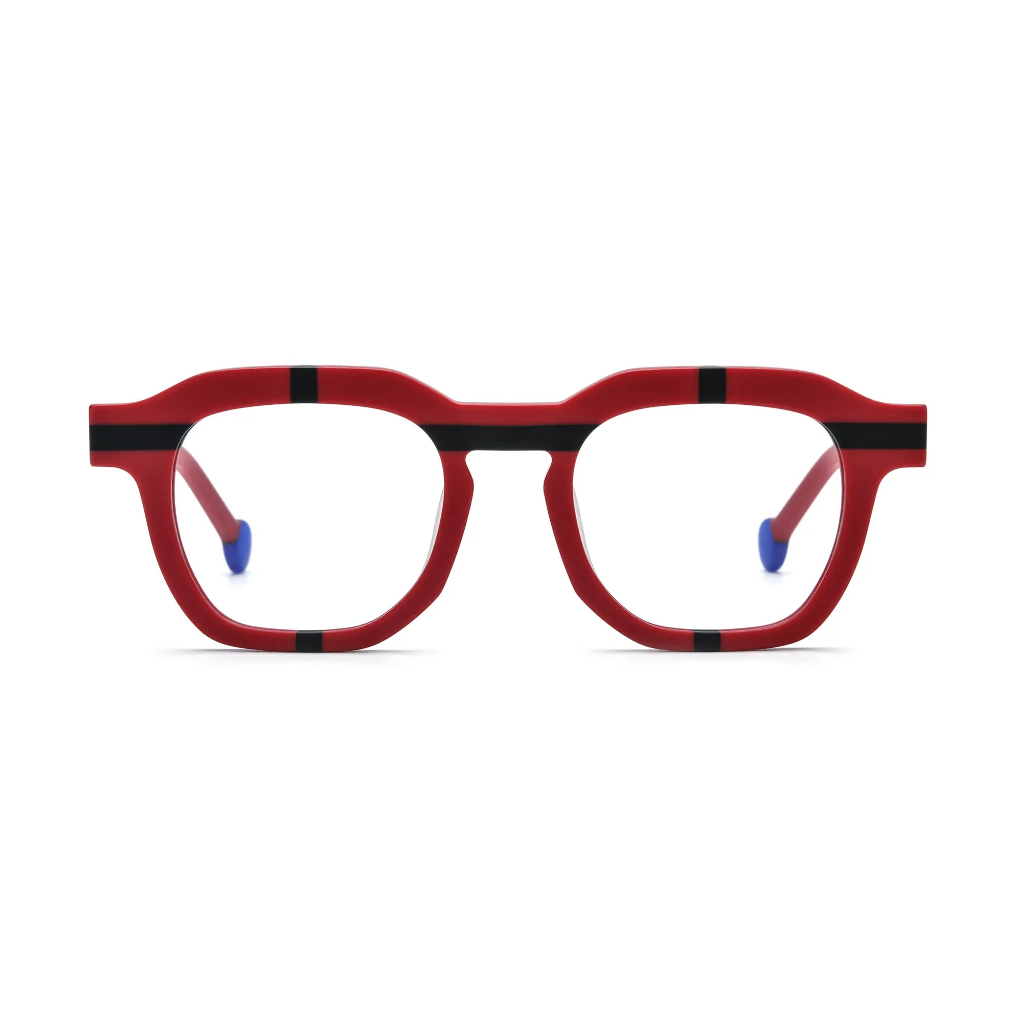 VoyueLens™ Crimson Impact Eyeglasses – Front View – SKU VL19363-C6