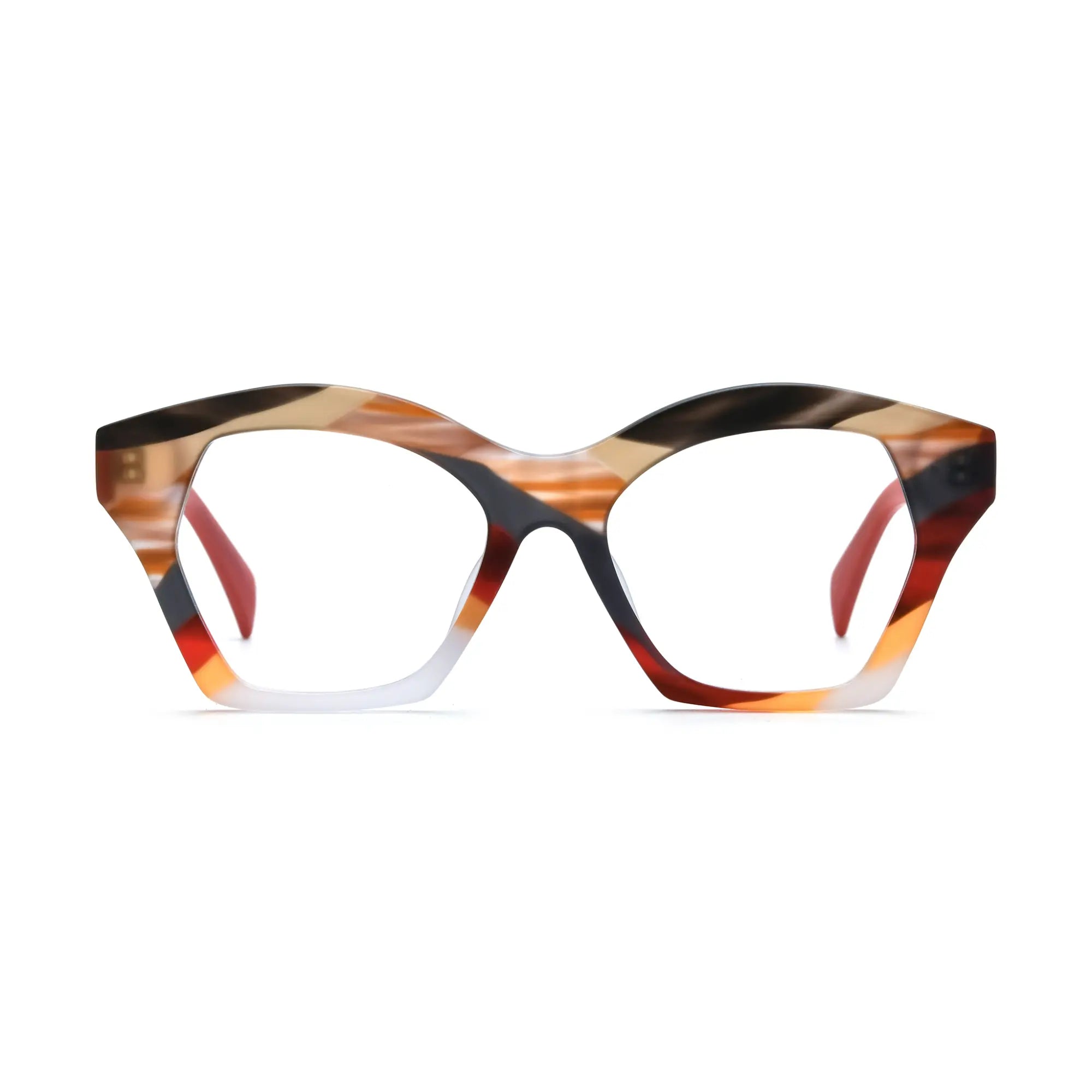 VoyueLens™ Crimson Storm Eyeglasses – Front View – SKU VL19375-C5