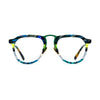 VoyueLens™ Forest Aurora Aviator Eyeglasses – Front View – SKU VL19350-C1