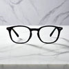 front view of VoyueLens™ KA62 black color round eyeglasses
