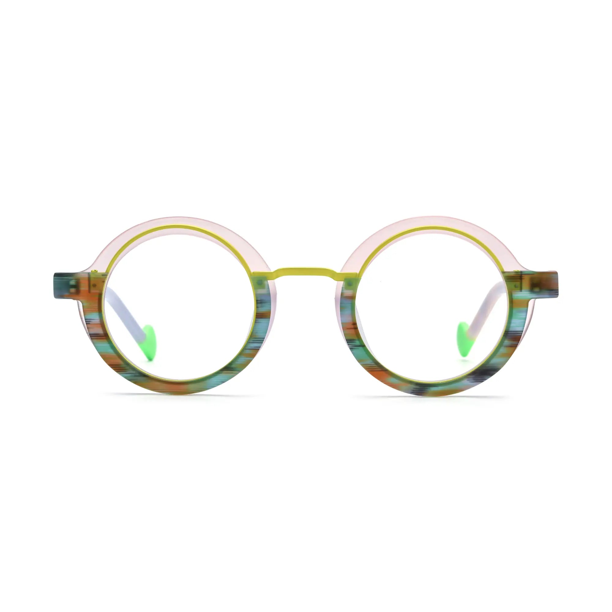 VoyueLens™ Lilac Bloom Eyeglasses – Front View – SKU VL19376-C6
