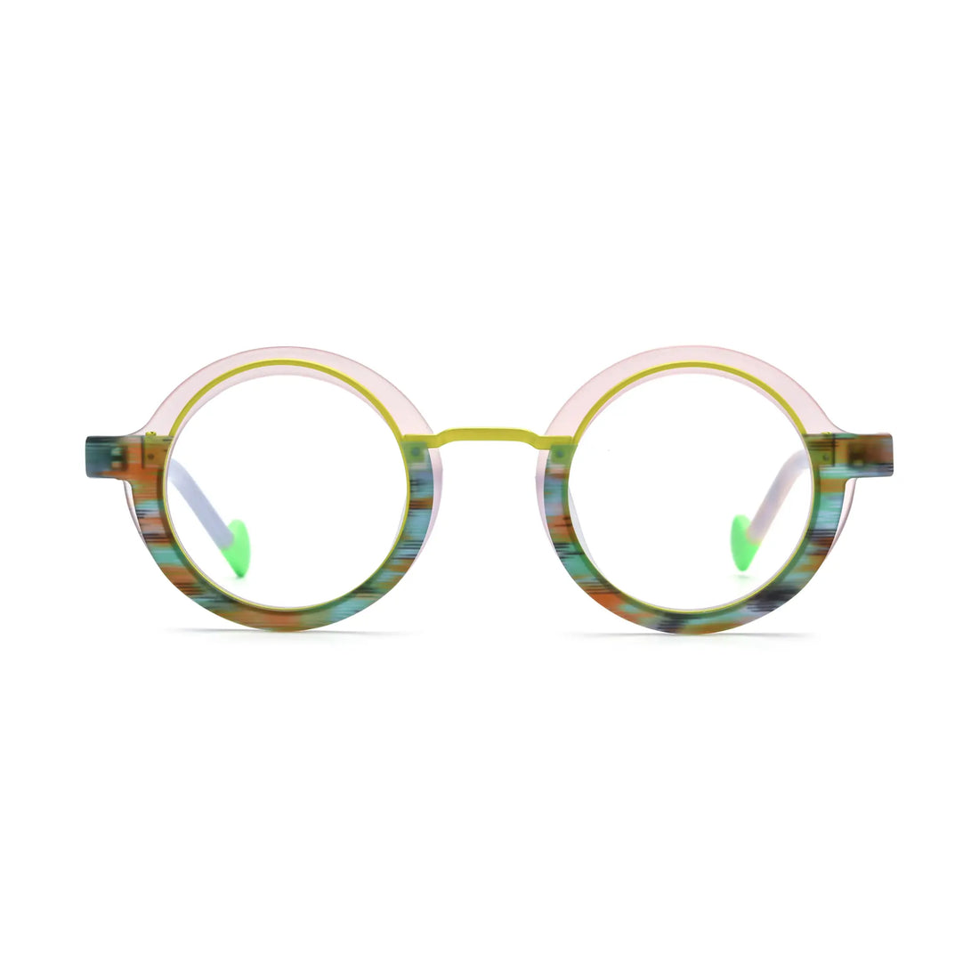 VoyueLens™ Lilac Bloom Eyeglasses – Front View – SKU VL19376-C6
