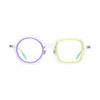 VoyueLens™ Lilac Bloom Geometric Acetate Eyeglasses – Front View – VL19356-C4