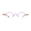 VoyueLens™ Lilac–Rose Round Eyeglasses – Front View – SKU VL19281-C4