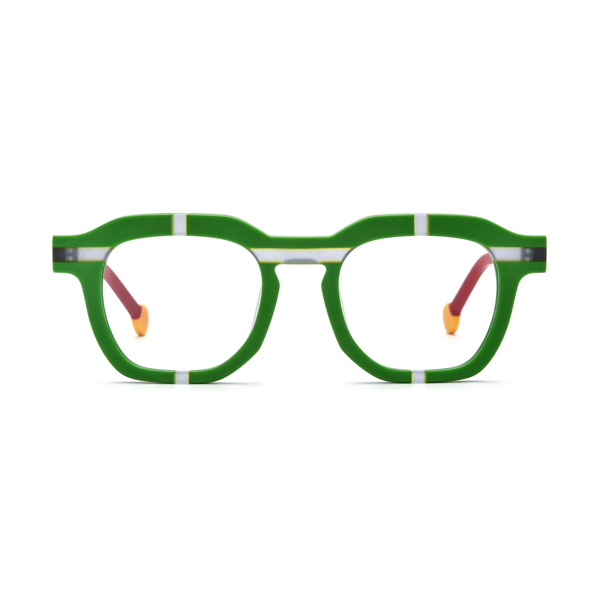 VoyueLens™ Lime Blaze Eyeglasses – Front View – SKU VL19363-C2