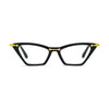VoyueLens™ Midnight Orbit Cat-Eye Eyeglasses – Front View – SKU VL19379-C3