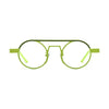 VoyueLens™ Neon Moss Aviator Eyeglasses – Front View – SKU VL185831-C4