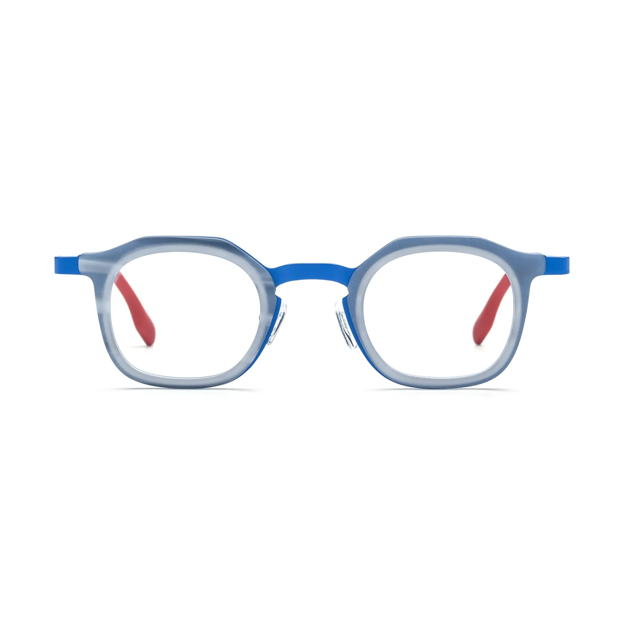 VoyueLens™ Ocean Signal Square Eyeglasses – Front View – SKU VL185893-C3