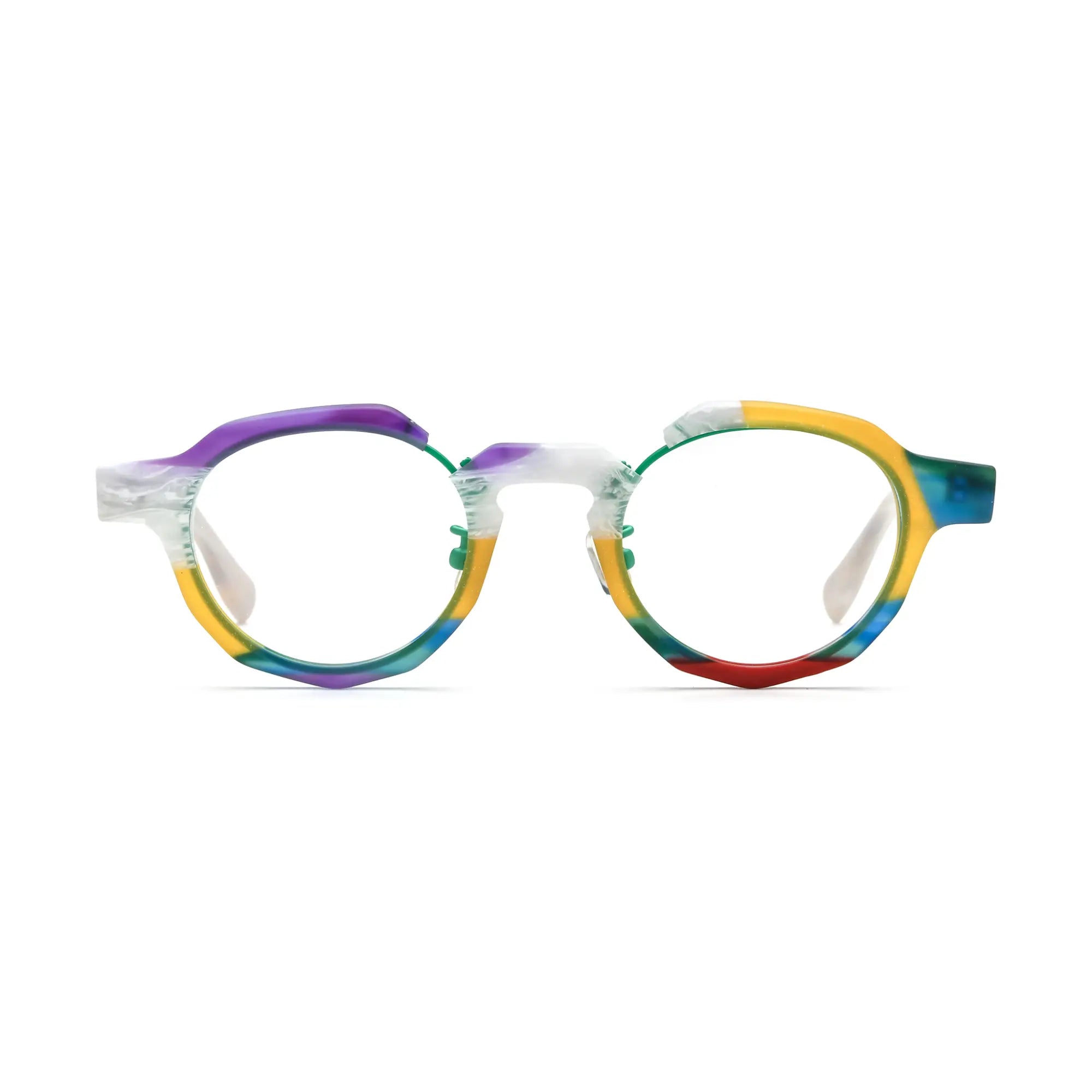VoyueLens™ Rainbow Frost Eyeglasses – Front View – SKU VL19378-C1