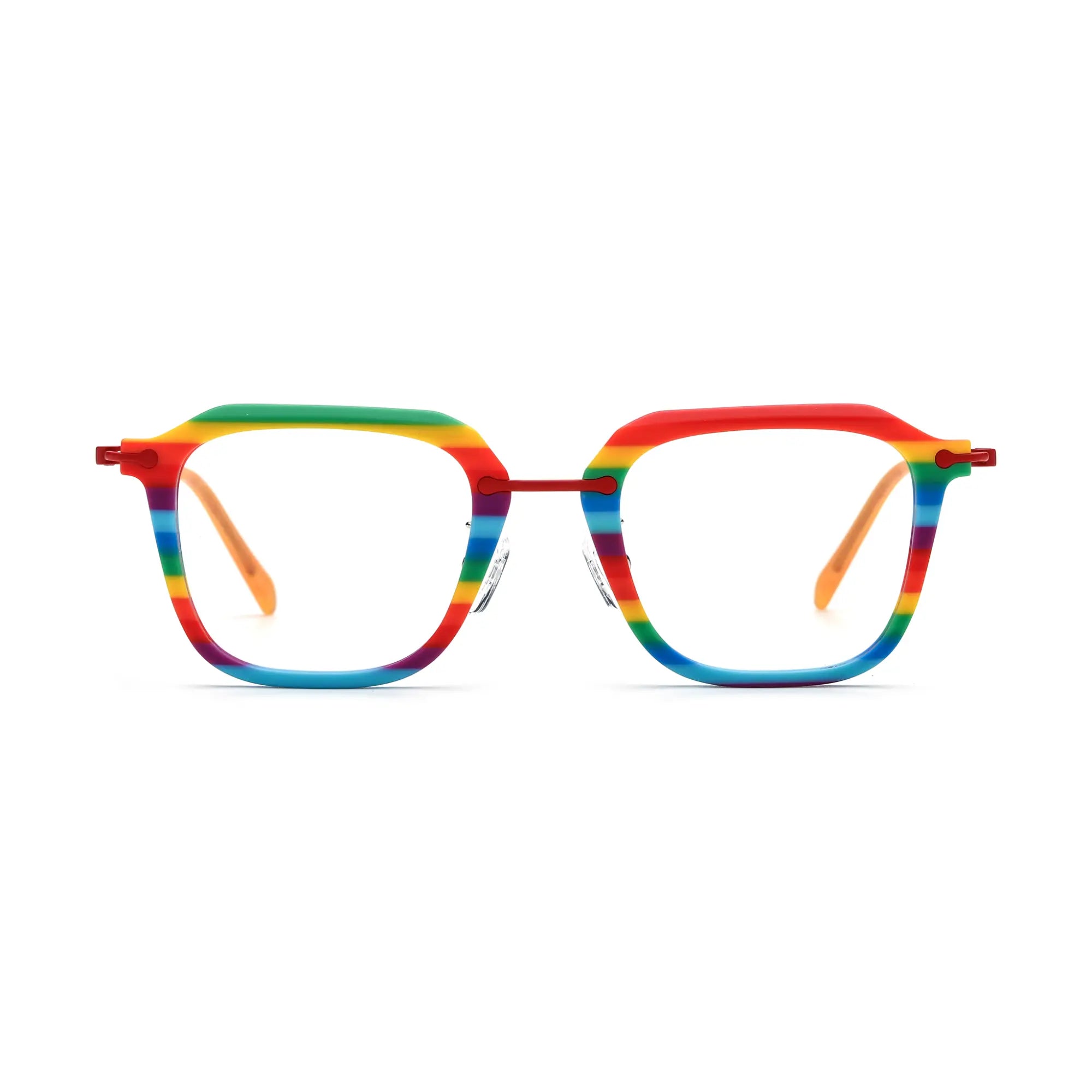 VoyueLens™ Rainbow Parade Urban Eyeglasses – Front View – SKU VL185843-C4