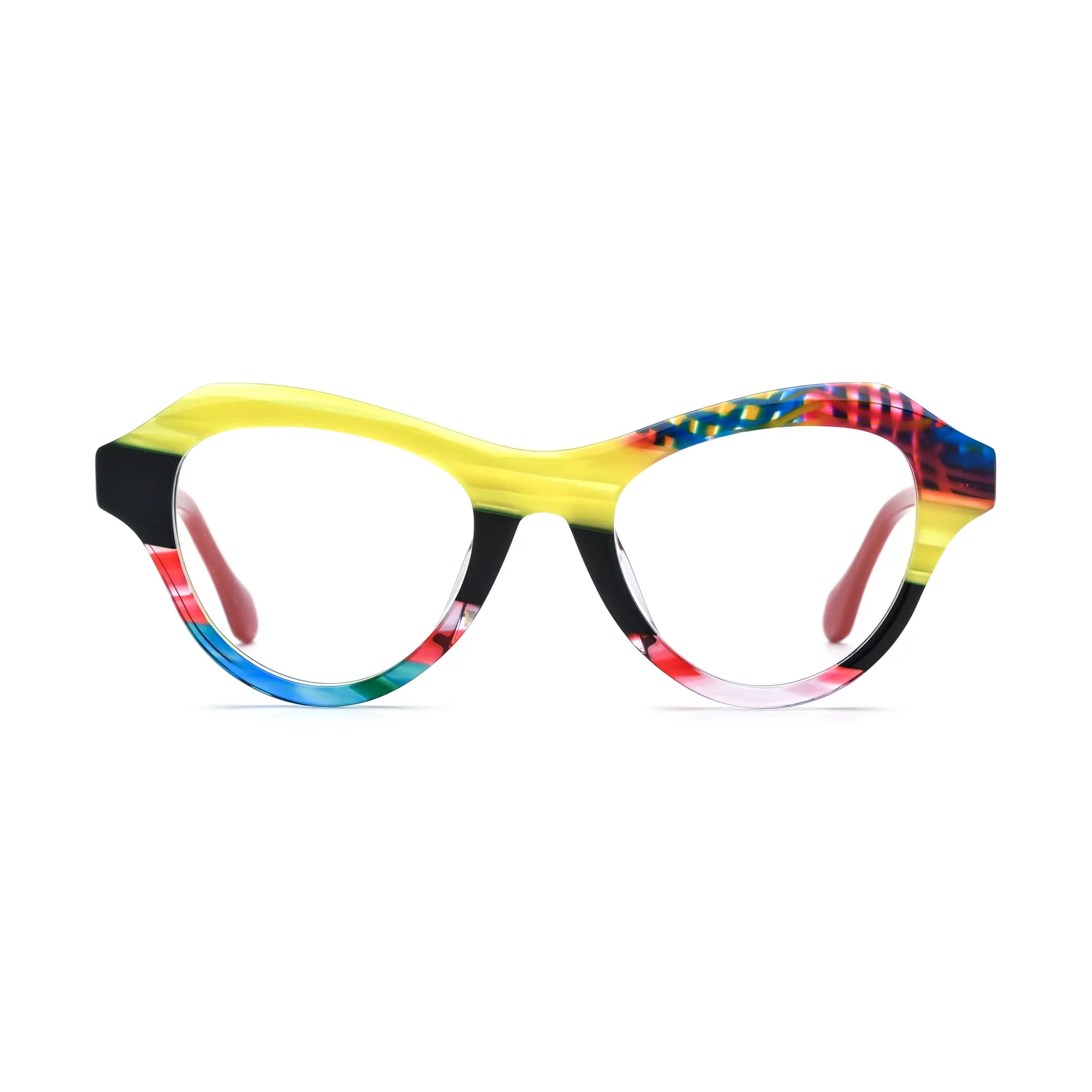 VoyueLens™ Rainbow Rush Butterfly Eyeglasses – Front View – SKU VL19380-C6