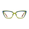 VoyueLens™ Solar Azure Cat-Eye Eyeglasses – Front View – SKU VL185809-C2