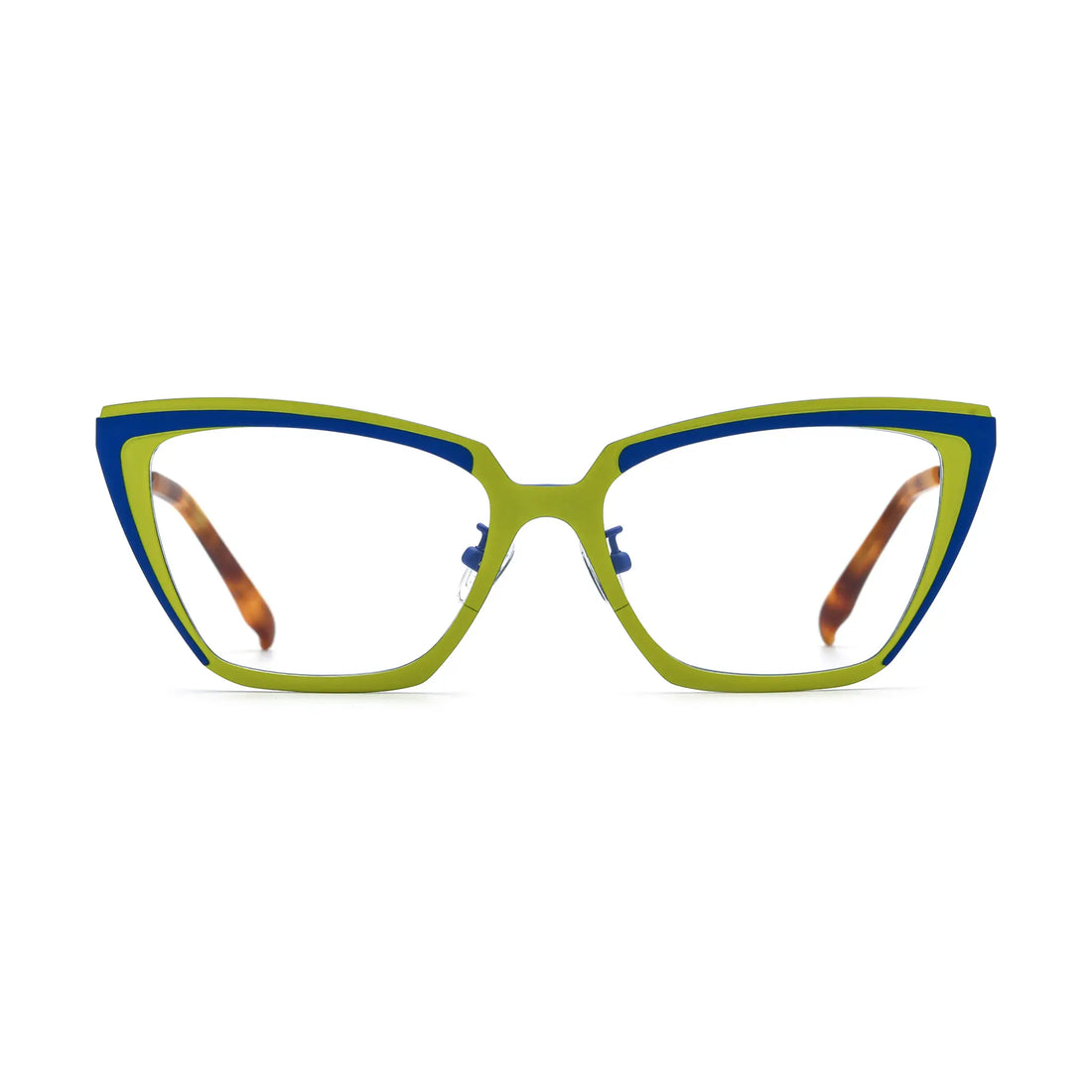 VoyueLens™ Solar Azure Cat-Eye Eyeglasses – Front View – SKU VL185809-C2