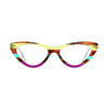 VoyueLens™ Sunrise Mirage Cat Eye Glasses – Front View – SKU VL19394-C3
