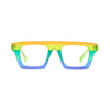 VoyueLens™ Sunset Fade Square Eyeglasses – Front View – SKU VL19374-C1