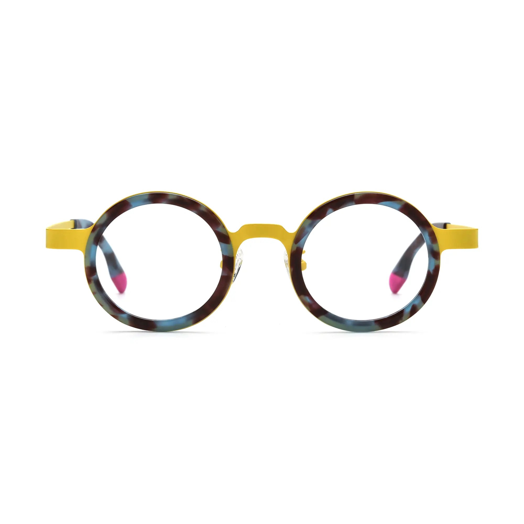 VoyueLens™ Sunshine Mirage Round Eyeglasses – Front View – SKU VL185816-C6