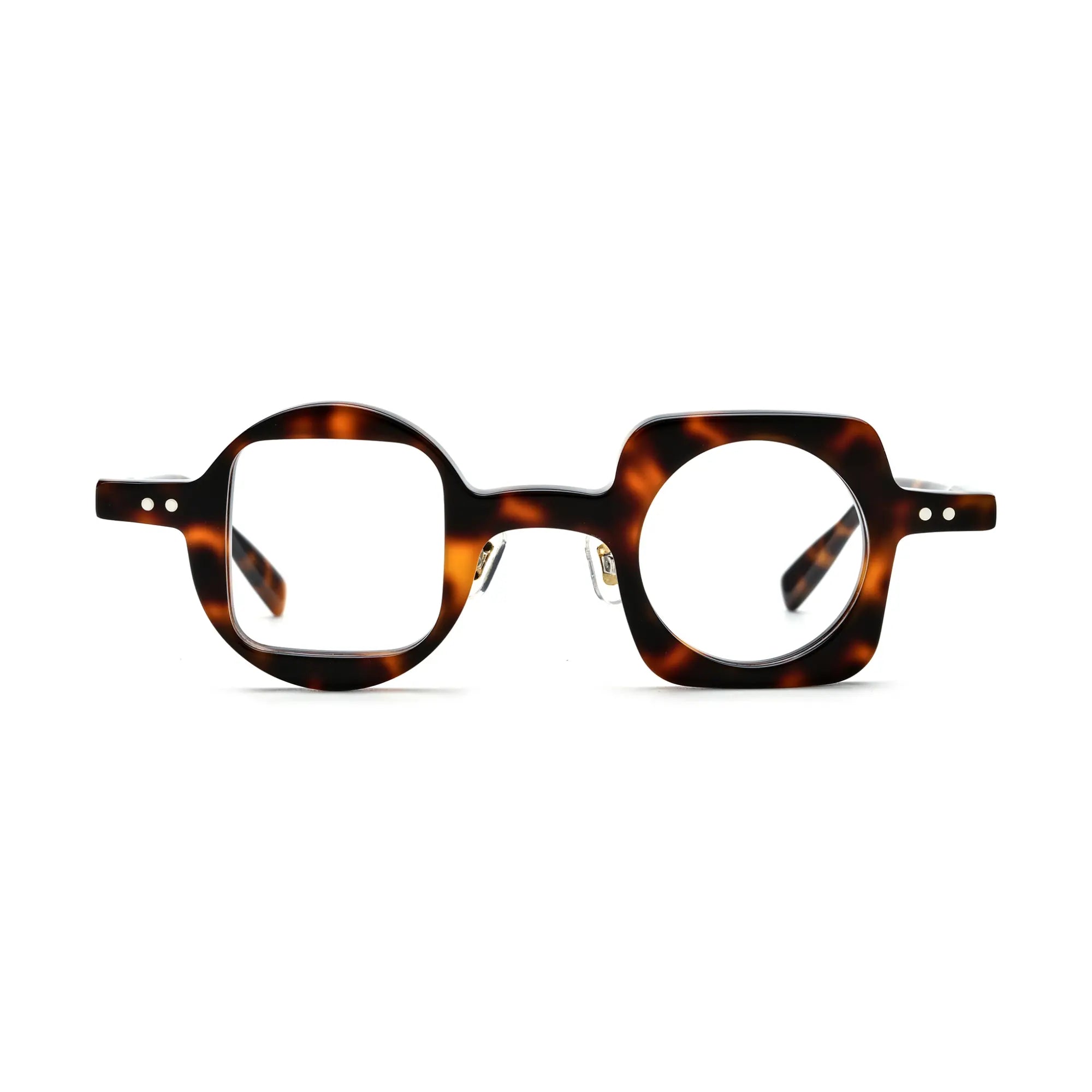 VoyueLens™ Tortoise Art-Inspired Eyeglasses – Front View – SKU VL-19189-C2