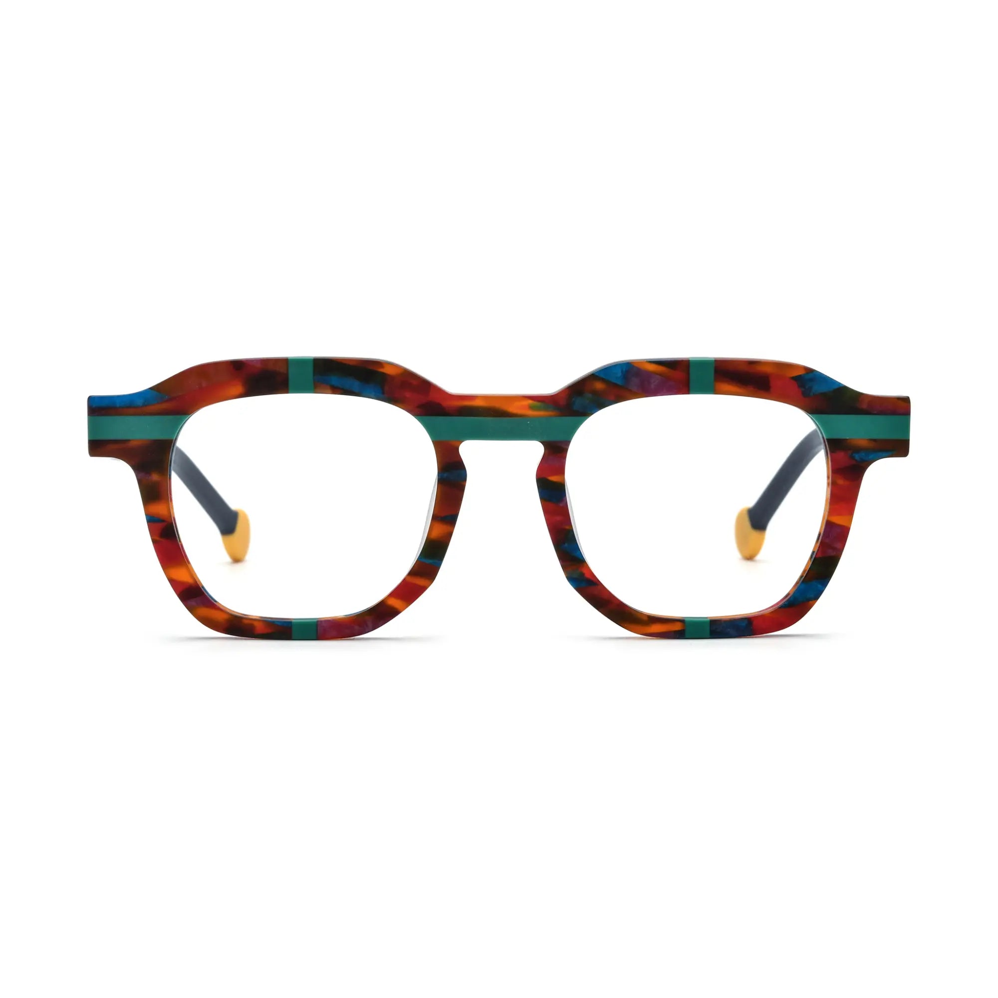 VoyueLens™ Tortoiseshell Flash Eyeglasses – Front View – SKU VL19363-C5