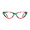 VoyueLens™ Tortoiseshell Pop Cat Eye Glasses – Front View – SKU VL19394-C2
